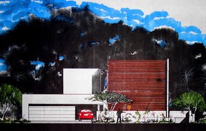 This single-family home design is a true display of Unique, Modern, Minimalist Design & Architecture